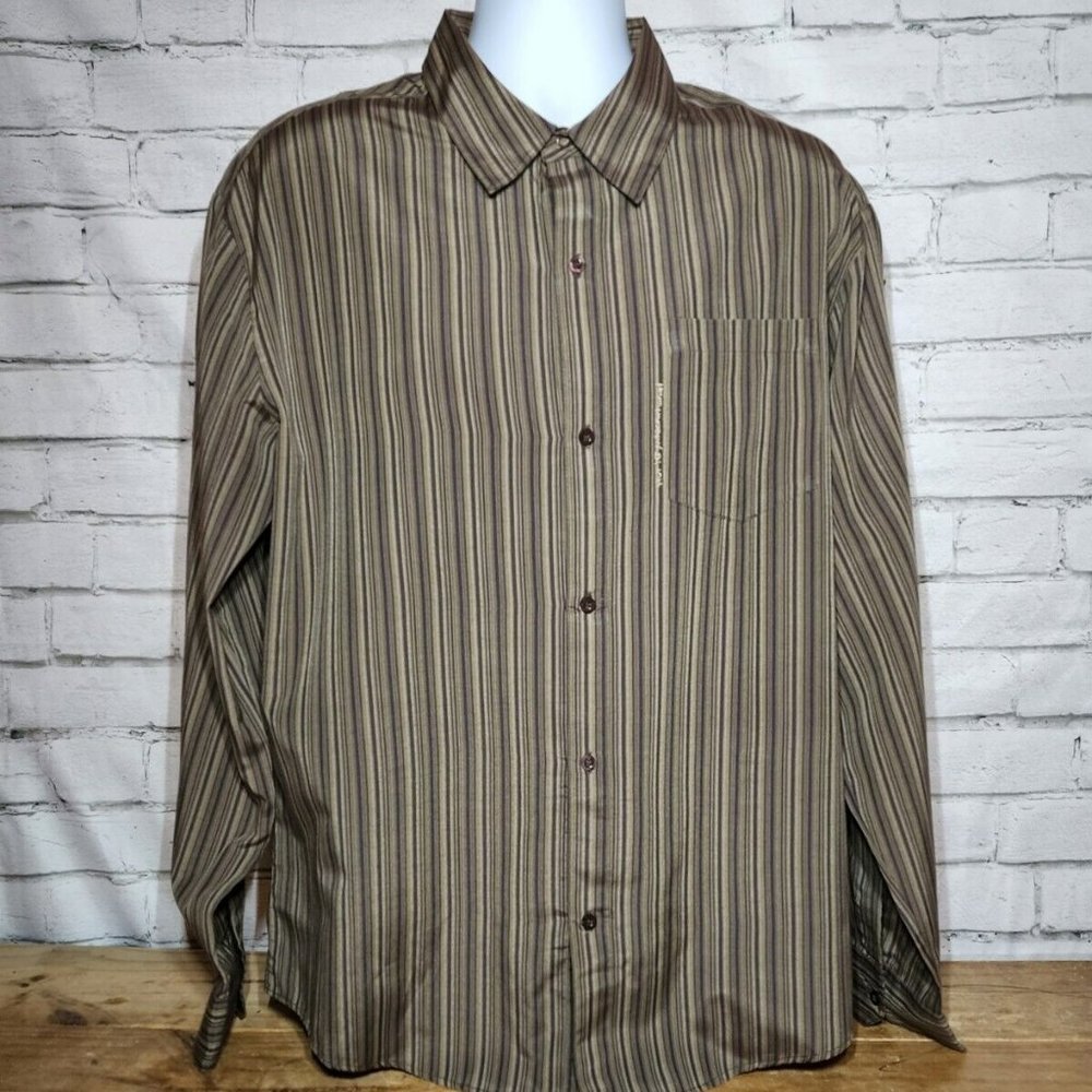 Hurley Freedom Men's Button Up Long Sleeve Shirt Size XL